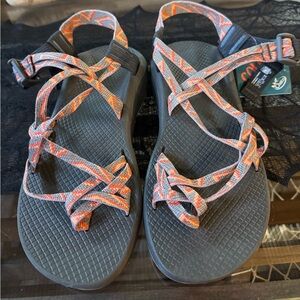 Chaco Women's 9 Z/Cloud X2 Sandals - Zigzag Tiger